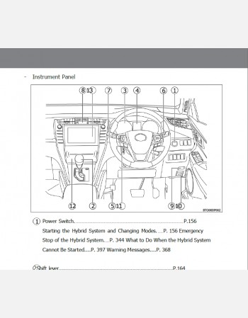 toyota harrier hybrid 2015 2016 2017 owners manual